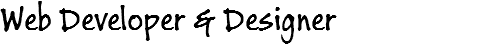 Web Developer & Designer